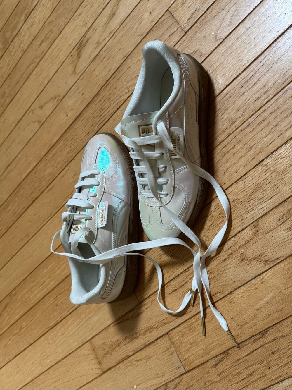Puma Iridescent Lace-Up Sneakers - Picture 10 of 16